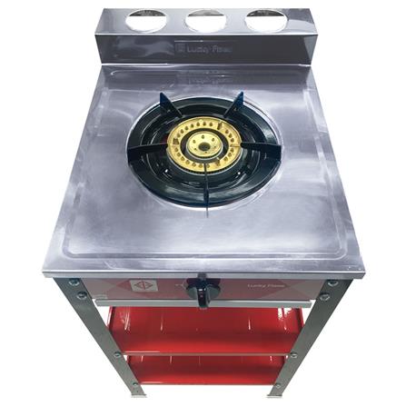 เตาแก๊สตั้งพื้น 1 หัวแก๊ส LUCKY FLAME DH-502 แดงดำ_1