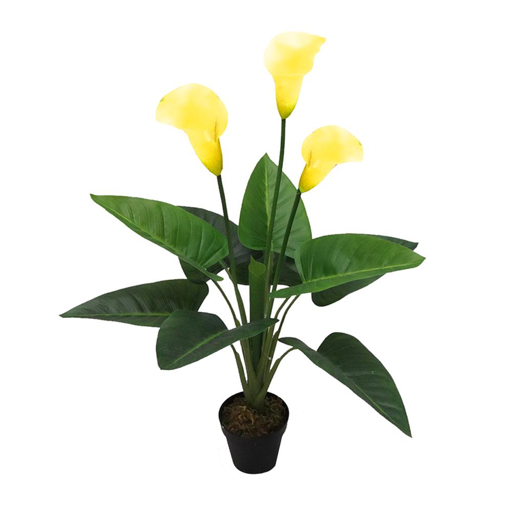 ต้นคาลล่าลิลลี่ประดิษฐ์ SPRING 72 ซม. สีเหลือง_1