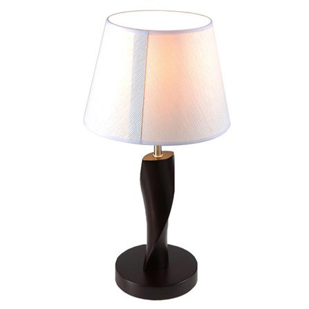 ไฟตั้งโต๊ะ COUNTRY LS-MT1098 CARINI ผ้า/ไม้ ขาว/น้ำตาล_1