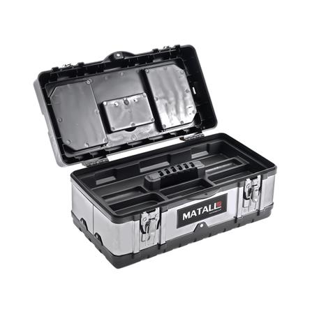 กล่องเครื่องมือ MATALL PRO 5019B 19 นิ้ว สีดำ/เงิน_1