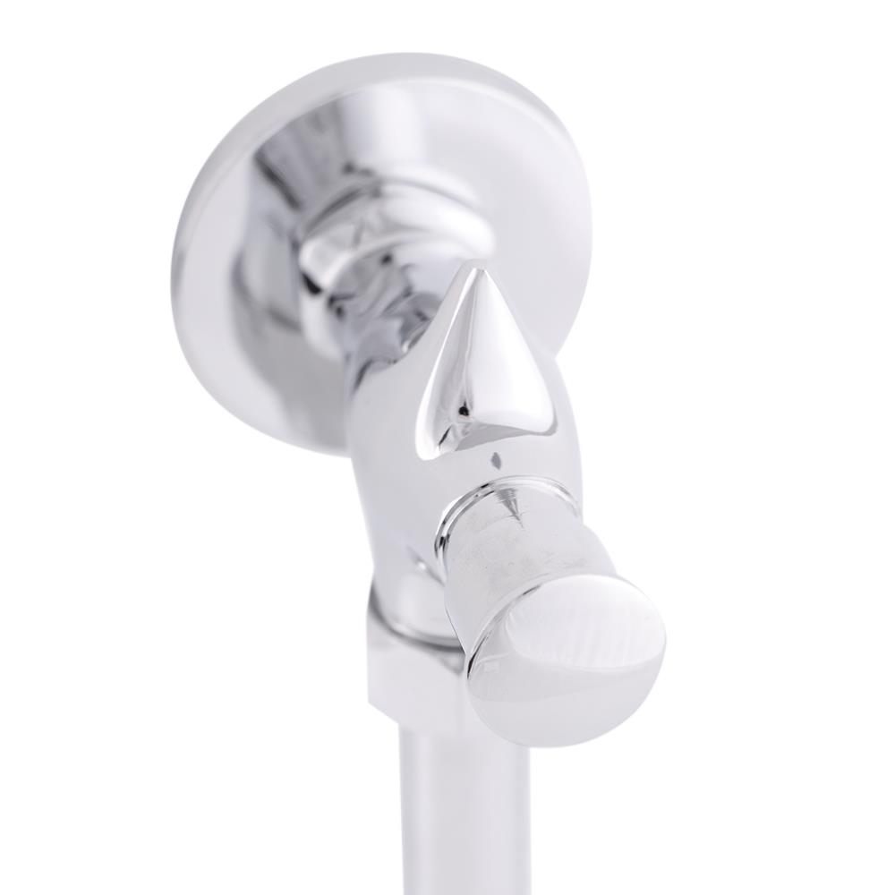 ฟลัชวาล์วโถชายท่อตรง MOYA BT-7213 สีโครม