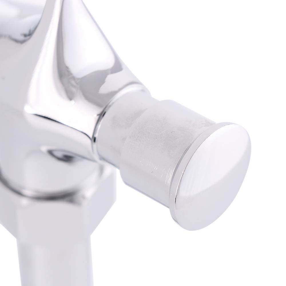 ฟลัชวาล์วโถชายท่อตรง MOYA BT-7213 สีโครม