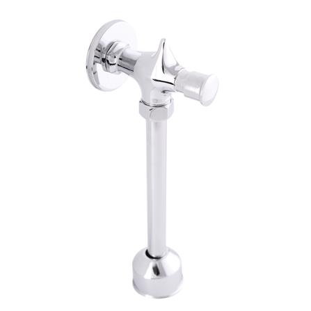 ฟลัชวาล์วโถชายท่อตรง MOYA BT-7213 สีโครม