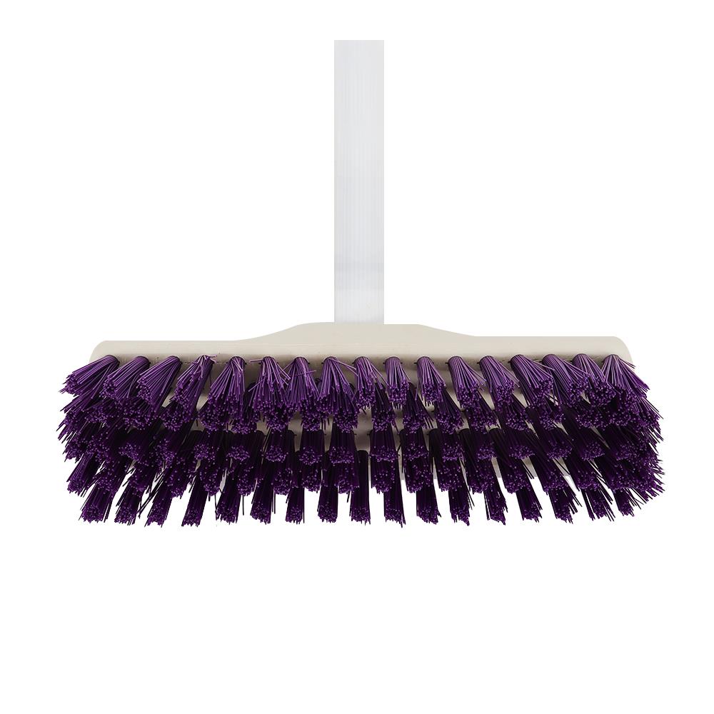 แปรงขัดพื้นไนลอน BE WISH 12 นิ้ว สีม่วง