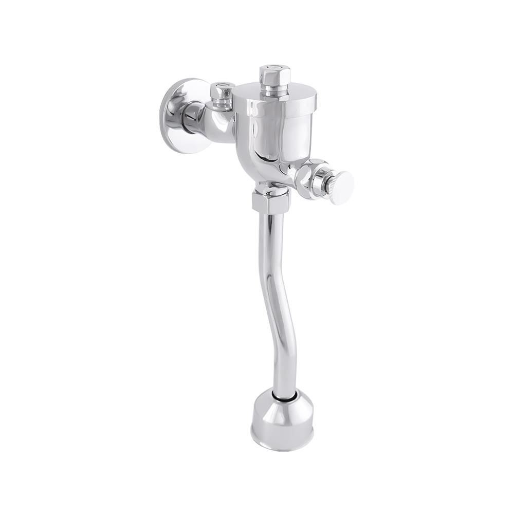 ฟลัชวาล์วโถปัสสาวะชายท่อโค้ง MOYA BT-7220 สีโครม