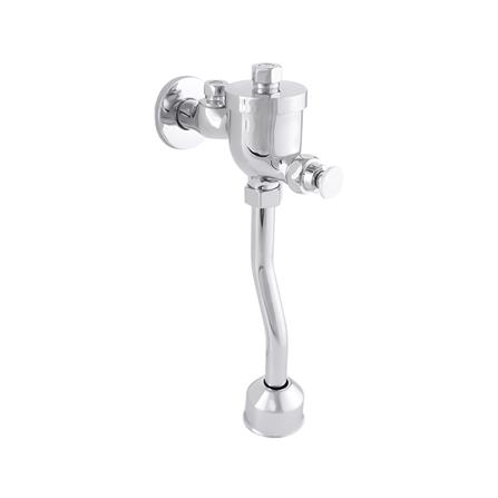 ฟลัชวาล์วโถปัสสาวะชายท่อโค้ง MOYA BT-7220 สีโครม_0