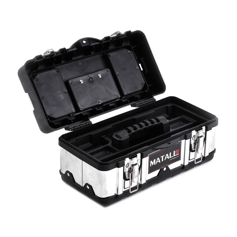 กล่องเครื่องมือ MATALL PRO 5014B 14 นิ้ว สีดำ/เงิน