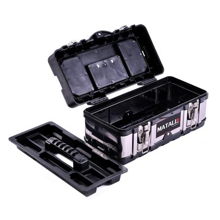 กล่องเครื่องมือ MATALL PRO 5014B 14 นิ้ว สีดำ/เงิน_3