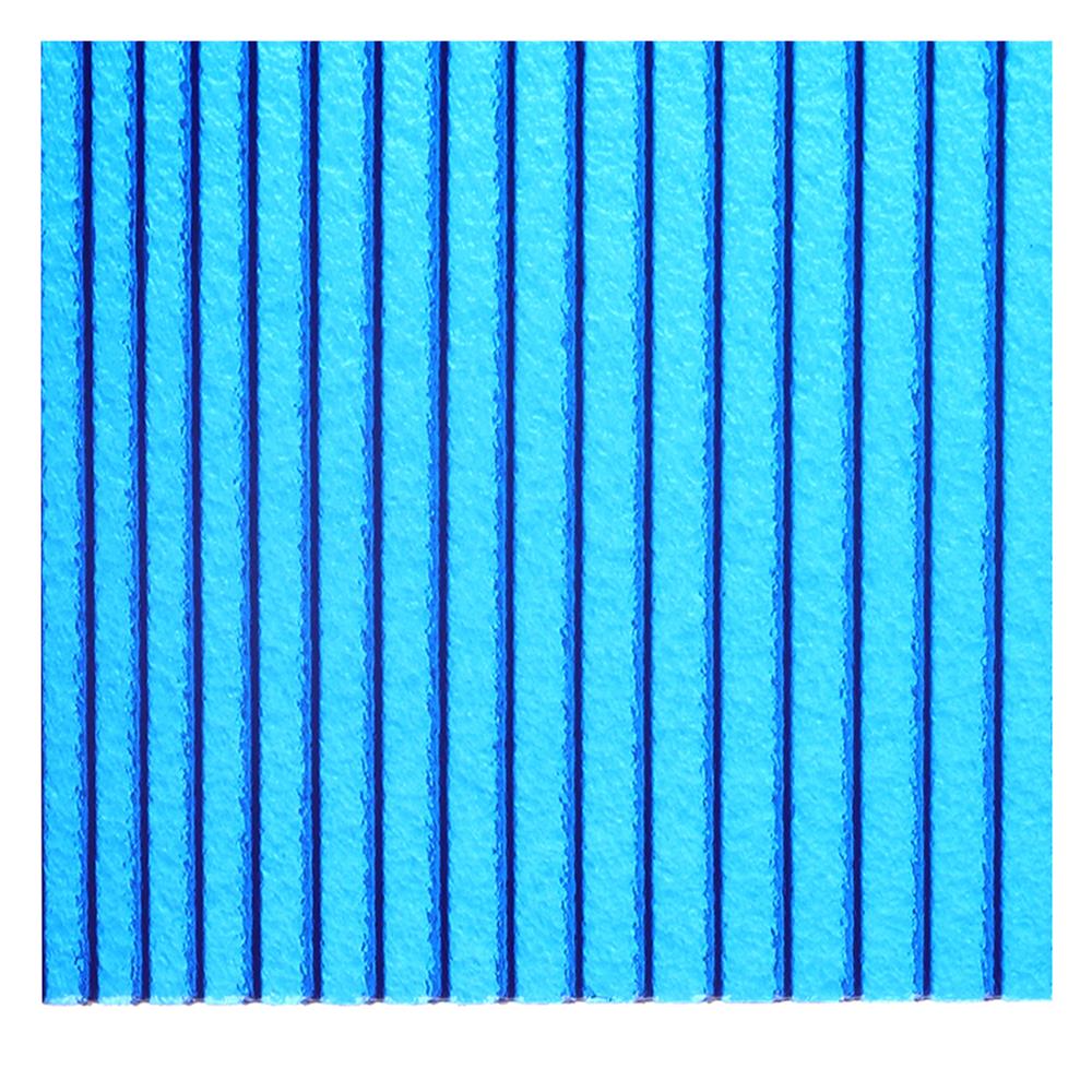 แผ่นโพลีคาร์บอเนต ลูกฟูก SUNSHIELD 6 มม. 1.22x2.44 ม. สีน้ำเงินมุก