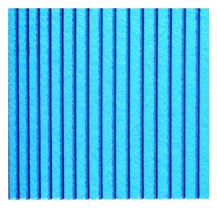 แผ่นโพลีคาร์บอเนต ลูกฟูก SUNSHIELD 6 มม. 1.22x2.44 ม. สีน้ำเงินมุก_1