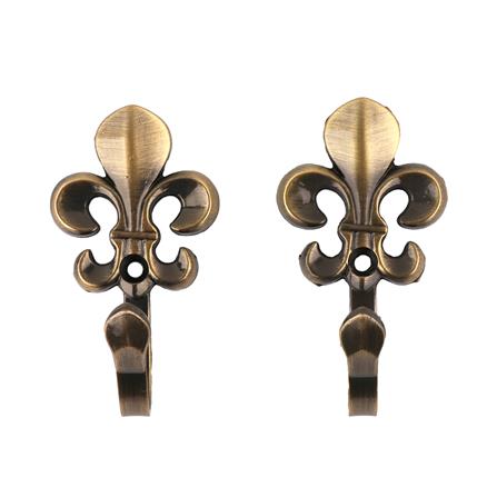 ตะขอเกี่ยว HOME LIVING STYLE ดอกไม้ สีทองเหลือง_1