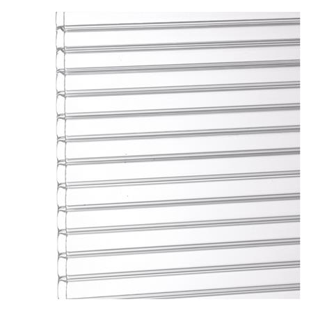 แผ่นโพลีคาร์บอเนต ลูกฟูก SUNSHIELD 6 มม. 1.22X2.44 ม. สีใส