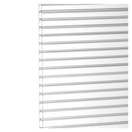 แผ่นโพลีคาร์บอเนต ลูกฟูก SUNSHIELD 6 มม. 1.22X2.44 ม. สีใส_1