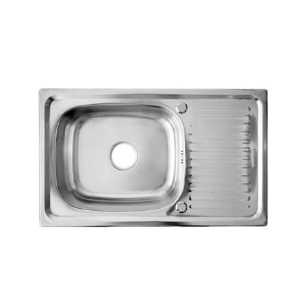 ซิงค์ฝัง 1 หลุม 1 ที่พัก DYNA HOME DH-7545 สีเงิน_0