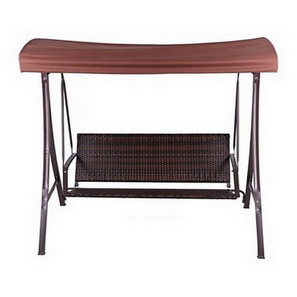 ชิงช้า 3 ที่นั่ง SPRING POLY สีน้ำตาล