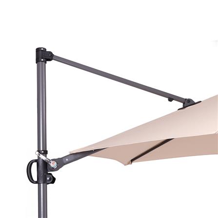 ร่มสนามตัวแอล SPRING สีครีม_2