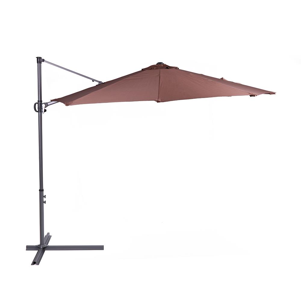 ร่มสนามตัวแอล SPRING สีน้ำตาล