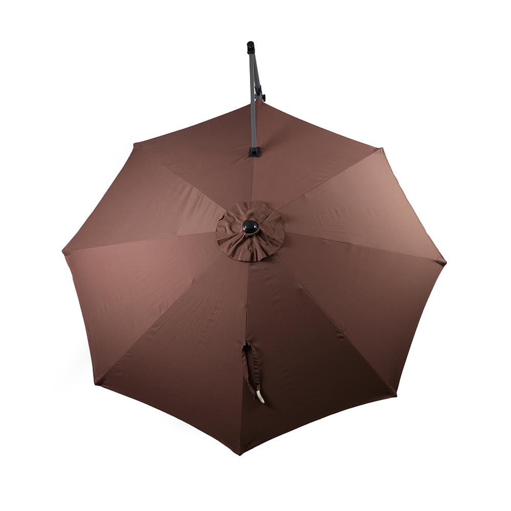 ร่มสนามตัวแอล SPRING สีน้ำตาล