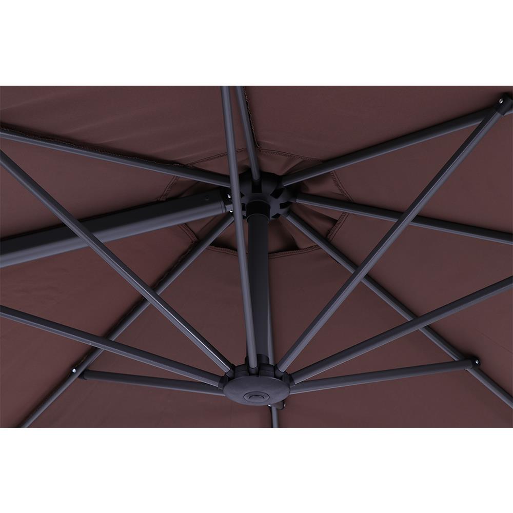 ร่มสนามตัวแอล SPRING สีน้ำตาล