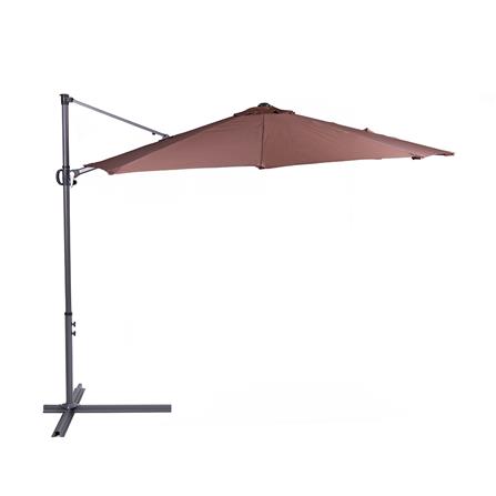 ร่มสนามตัวแอล SPRING สีน้ำตาล