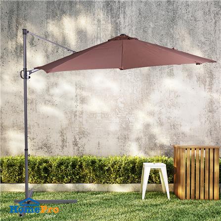 ร่มสนามตัวแอล SPRING สีน้ำตาล_6