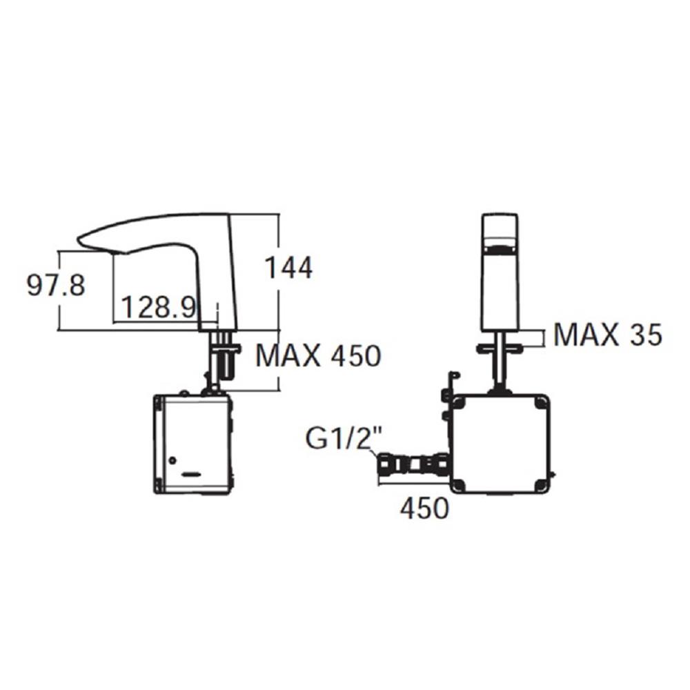 ก๊อกอ่างล้างหน้าอัตโนมัติ AMERICAN STANDARD A-8506-AC