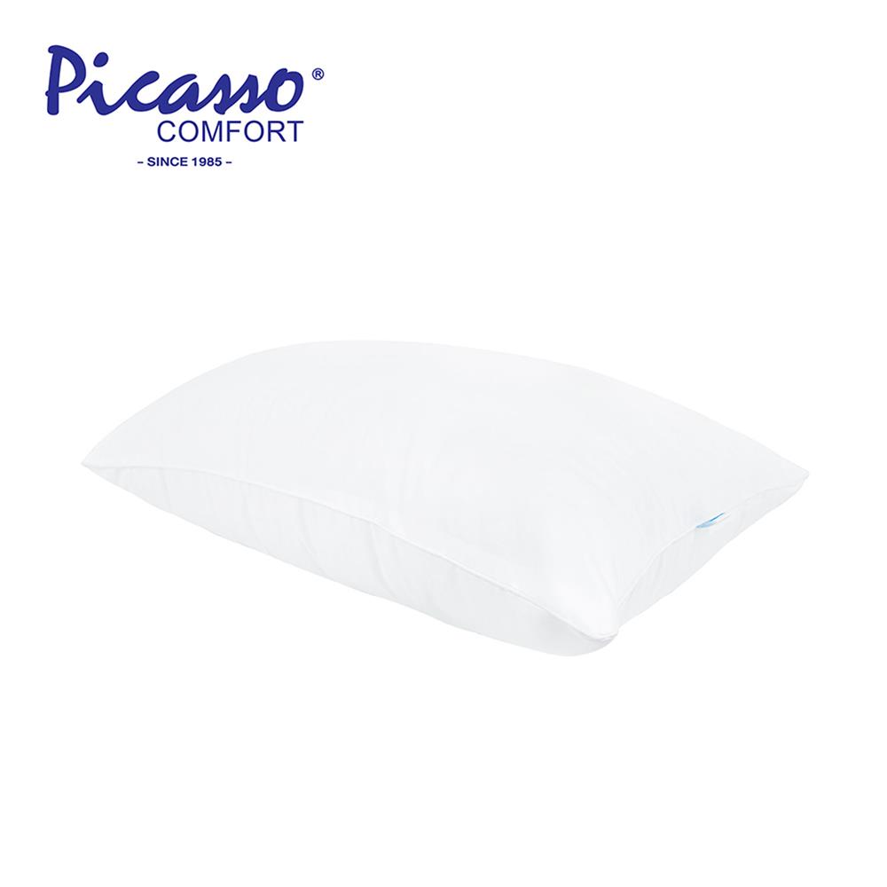 หมอนหนุน ไมโครไฟเบอร์ PICASSO BALL FIBER SOFT 19x29 นิ้ว