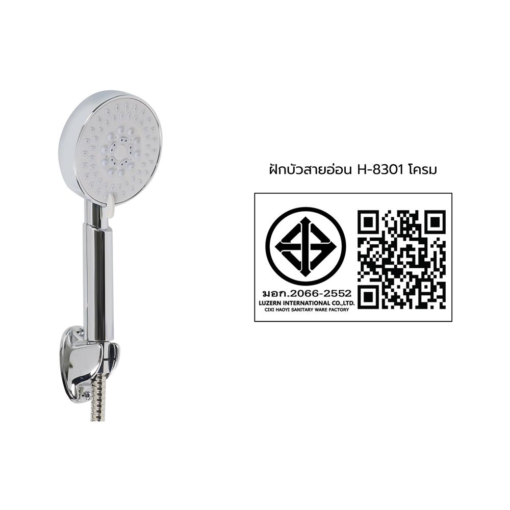 ชุดฝักบัวสายอ่อน 5 ระดับ HOEN รุ่น H-8301 สีโครม