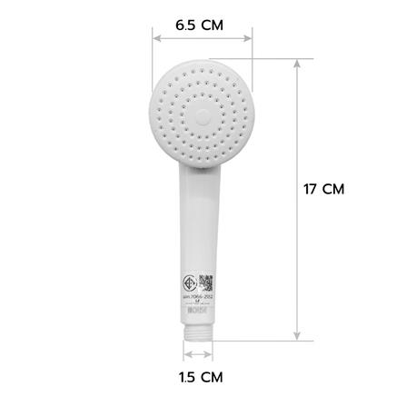 ชุดฝักบัวสายอ่อน 1 ระดับ HOEN HOME-100W สีขาว_2