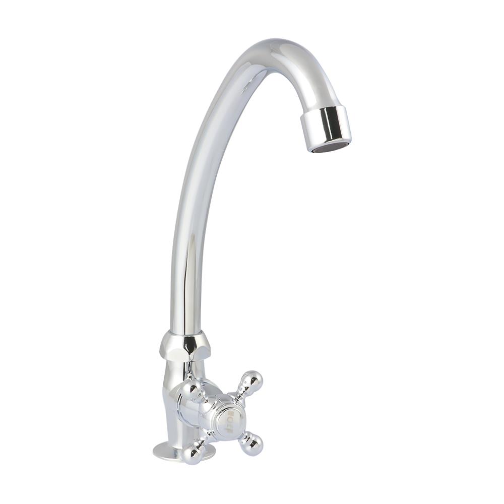 ก๊อกซิงค์เดี่ยวเคาน์เตอร์ HOEN H-1202 สีโครม