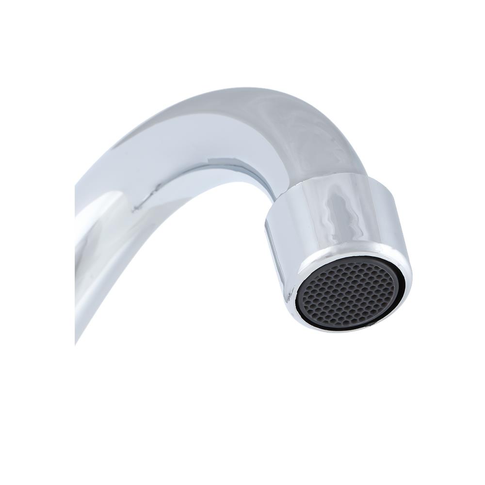 ก๊อกซิงค์เดี่ยวติดผนัง HOEN H-1201 สีโครม