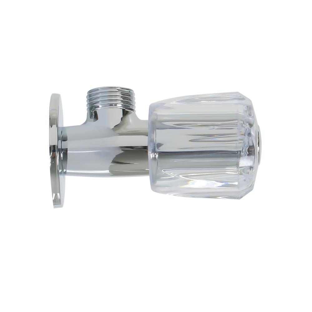 วาล์วฝักบัว 1ทาง HOEN H-8401 สีโครม