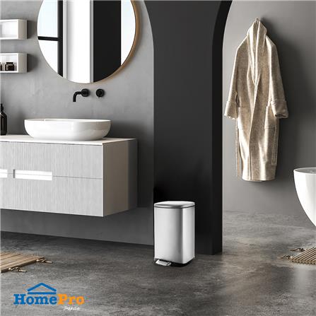 ถังขยะเหยียบ ACCO EK9366MT ขนาด 12L สีเงิน_6