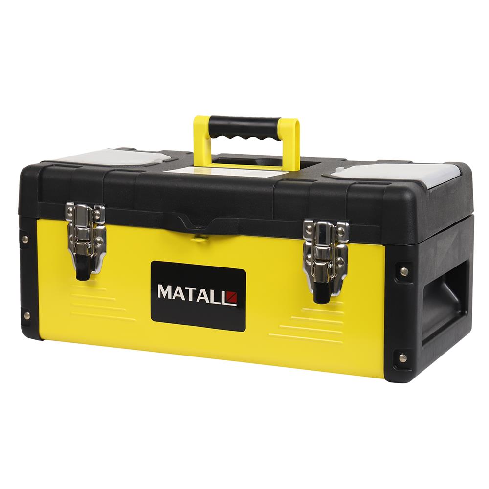 กล่องเครื่องมือเหล็ก MATALL PRO 90-1519 19 นิ้ว สีดำ-เหลือง_0