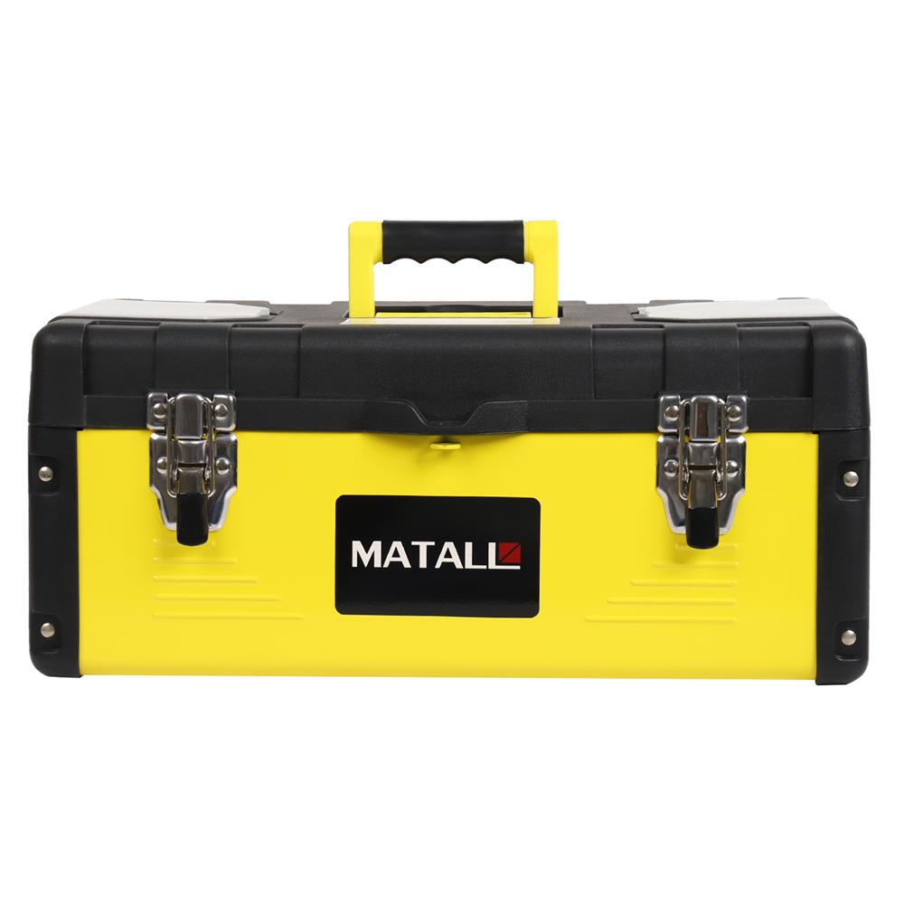 กล่องเครื่องมือเหล็ก MATALL 90-1519 19 นิ้ว สีดำ-เหลือง