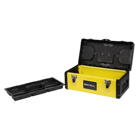 กล่องเครื่องมือเหล็ก MATALL 90-1519 19 นิ้ว สีดำ-เหลือง_4