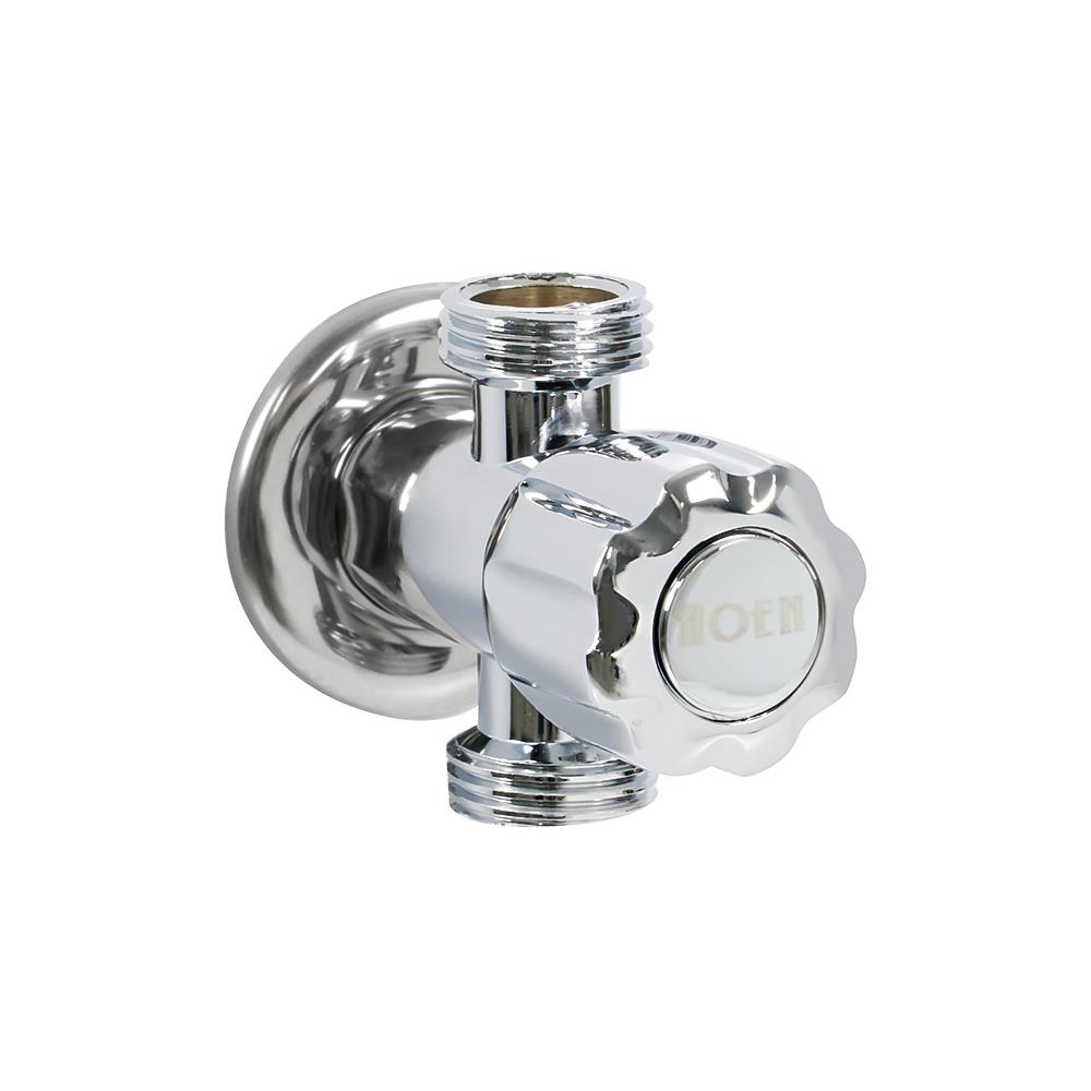 สต็อปวาล์ว 2ทาง HOEN HT-333 สีโครม