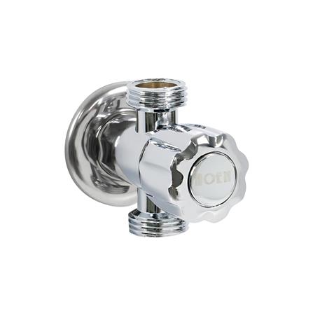 สต็อปวาล์ว 2ทาง HOEN HT-333 สีโครม