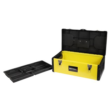 กล่องเครื่องมือเหล็ก MATALL PRO 90-1523 23 นิ้ว สีดำ-เหลือง_4
