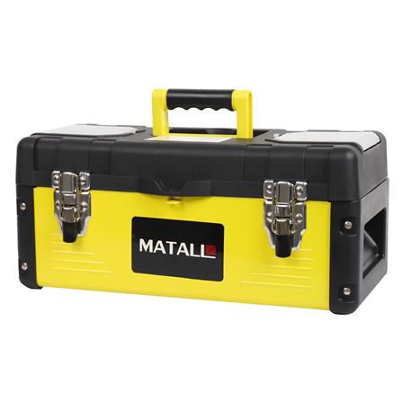 กล่องเครื่องมือเหล็ก MATALL PRO 90-1517 17 นิ้ว สีดำ-เหลือง_0