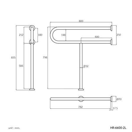 ราวมือจับกันลื่น WS HR-6600-2L_1