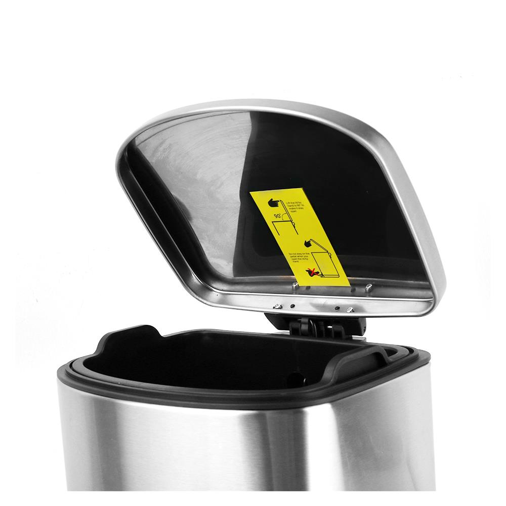 ถังขยะเหยียบ ACCO EK9366MT ขนาด 6L สีเงิน