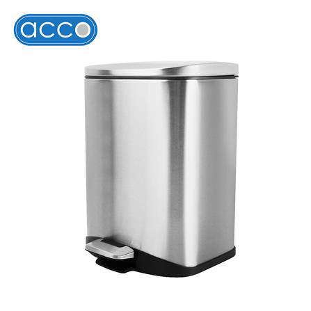 ถังขยะเหยียบ ACCO EK9366MT ขนาด 6L สีเงิน_1