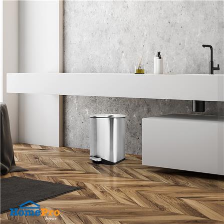 ถังขยะเหยียบ ACCO EK9366MT ขนาด 6L สีเงิน_6