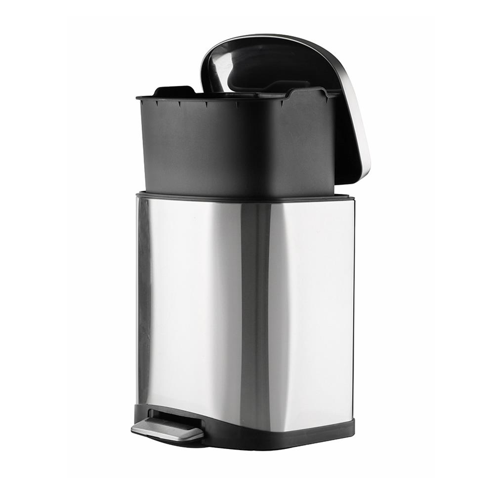 ถังขยะเหยียบ ACCO EK9366MT ขนาด 20L สีเงิน