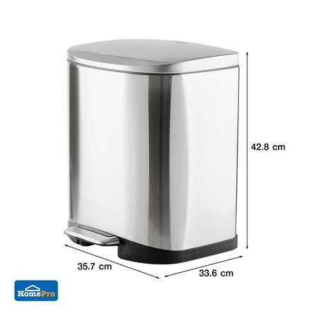 ถังขยะเหยียบ ACCO EK9366MT ขนาด 20L สีเงิน_6