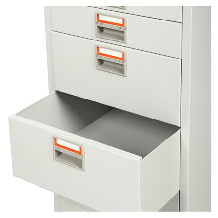 ตู้ลิ้นชักเหล็ก 6 ลิ้นชัก LUCKY WORLD CDX-6-TG สีเทาทราย_5