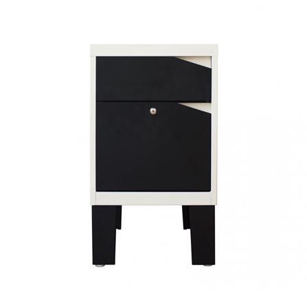 ตู้ลิ้นชักเหล็ก KIOSK KN-103 สีดำ/สีขาว