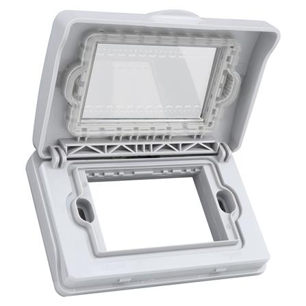 หน้ากากกันน้ำ 3 ช่อง SCHNEIDER A3223HR สีเทา_2