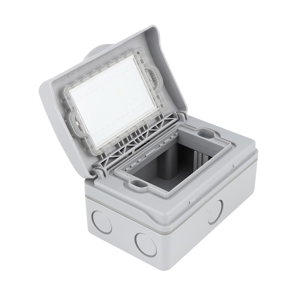 หน้ากากกันน้ำ 3 ช่อง SCHNEIDER A3223HSMR สีเทา